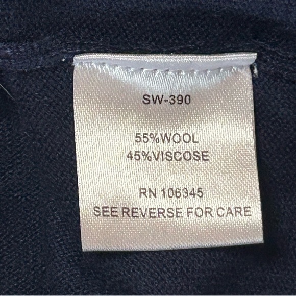 VTG Prestige Original SW-390 Men’s Pullover Sweater Wool Viscose Blend XL Blue - Picture 10 of 10